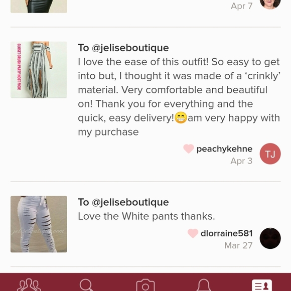 GJG DENIM High Waisted Destroyed White Denim Jeans - Picture 7 of 11